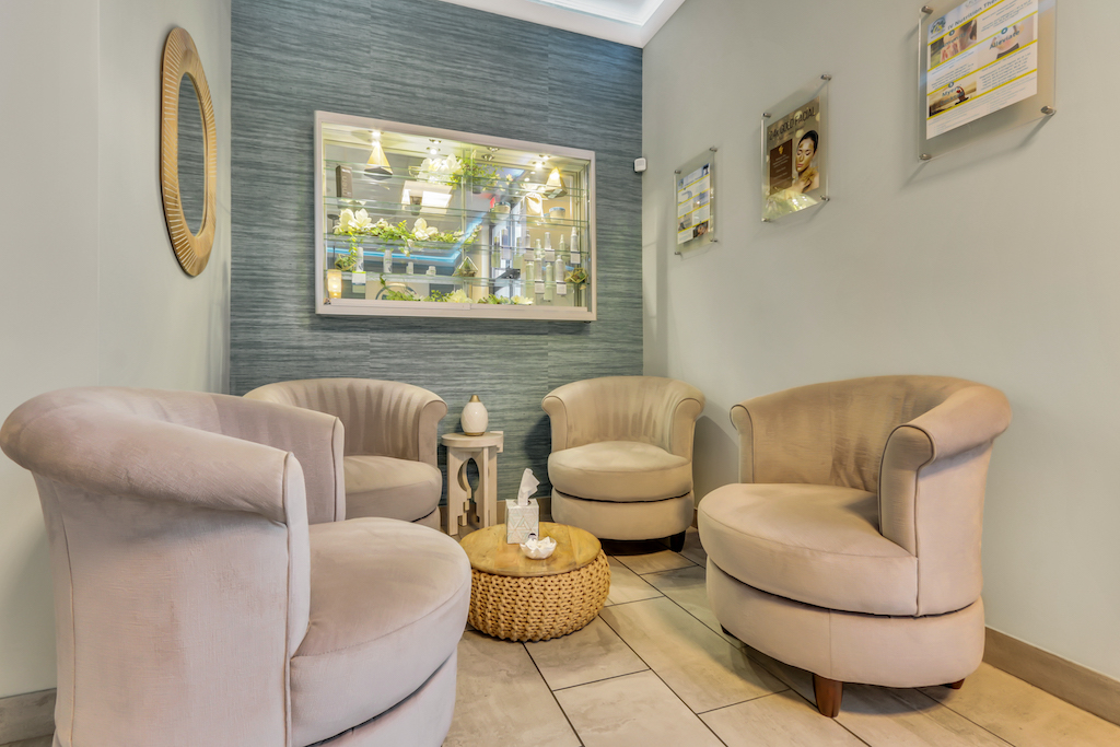 C3 Wellness waiting lounge
